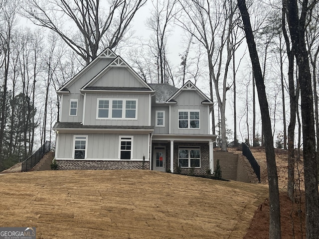 view of craftsman inspired home