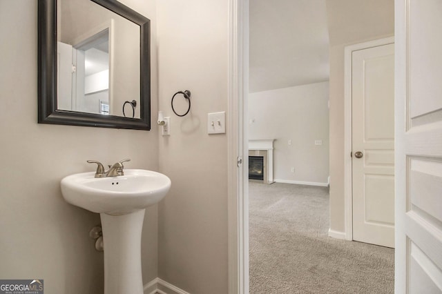 bathroom featuring sink