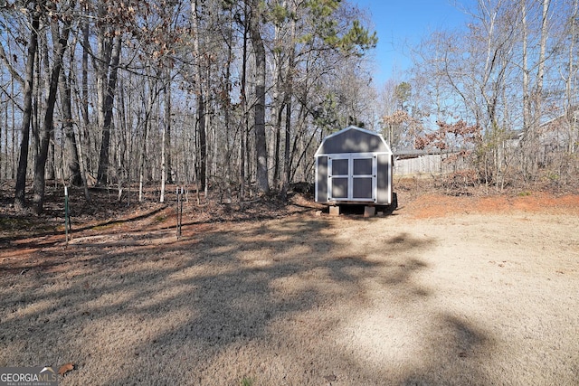 view of outbuilding