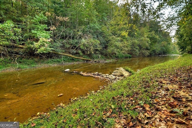 view of local wilderness featuring a water view