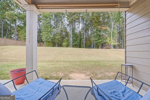 view of patio