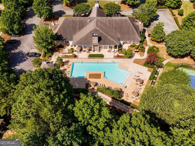 bird's eye view
