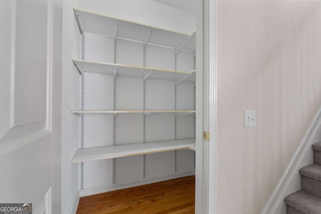 view of storage area