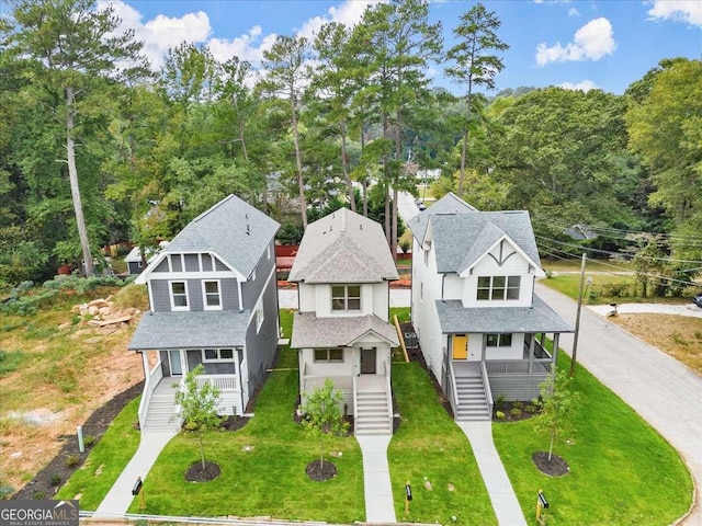 view of front of house with a porch