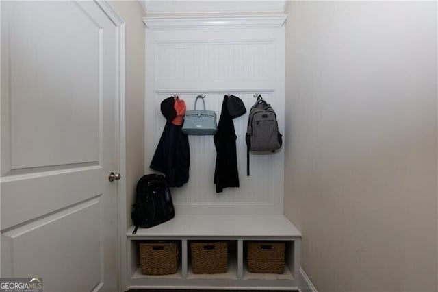 view of mudroom