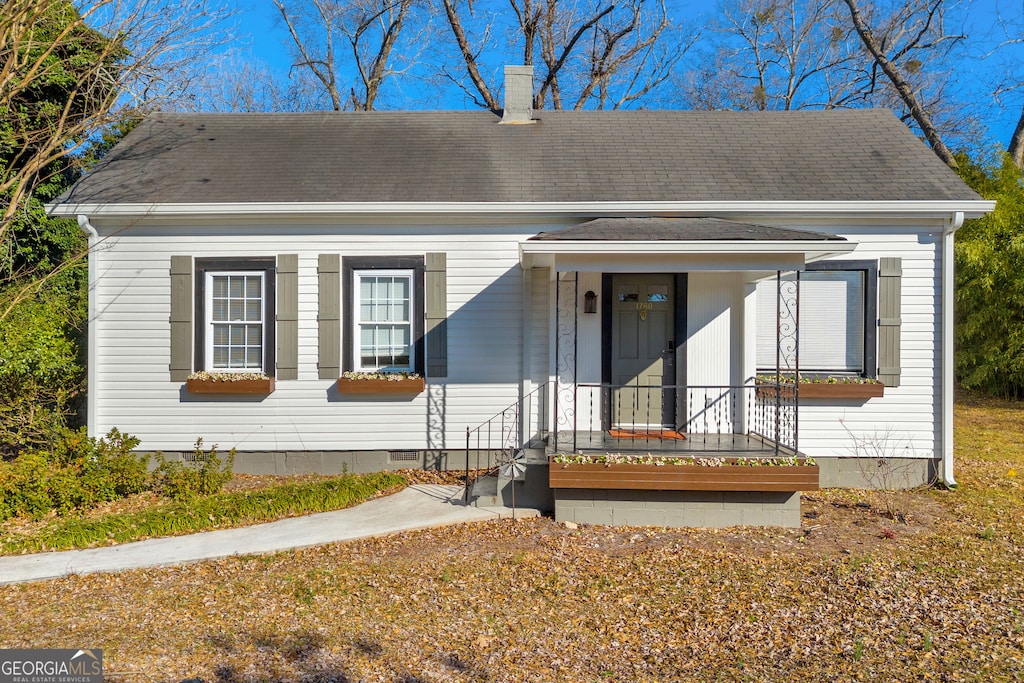 view of front of house