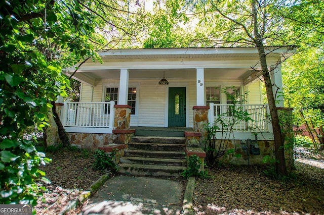 view of bungalow