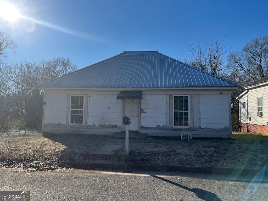 view of front of home