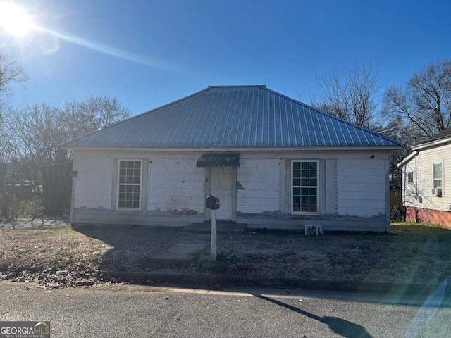 view of front of home