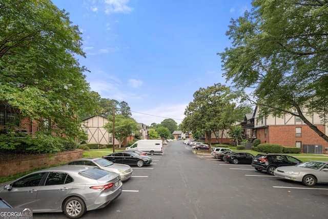 view of car parking