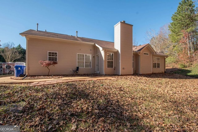 view of rear view of property