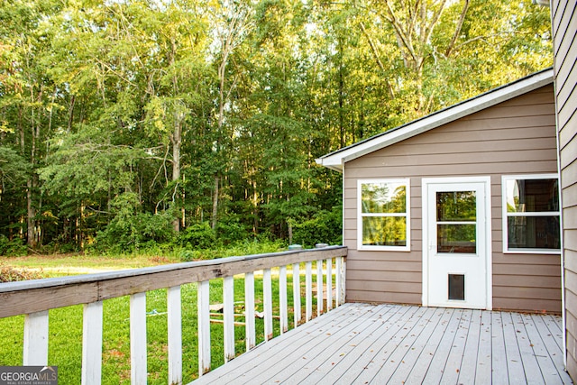 view of deck