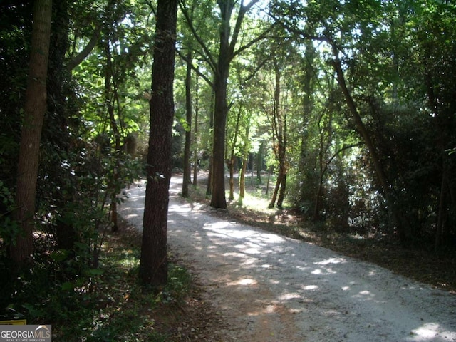 view of road