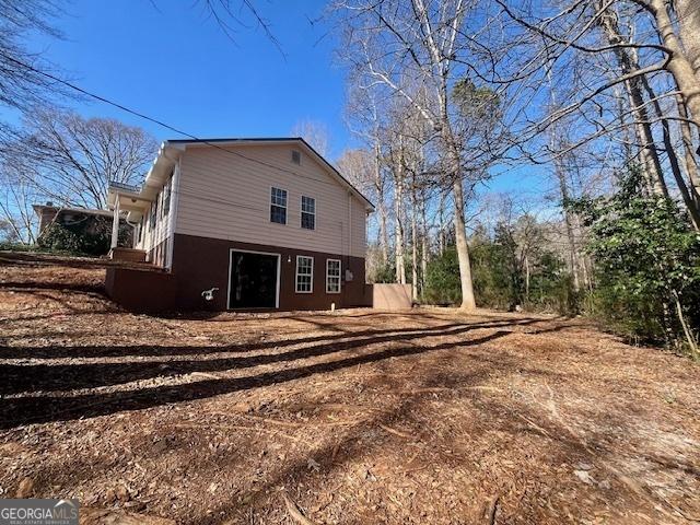 view of back of property