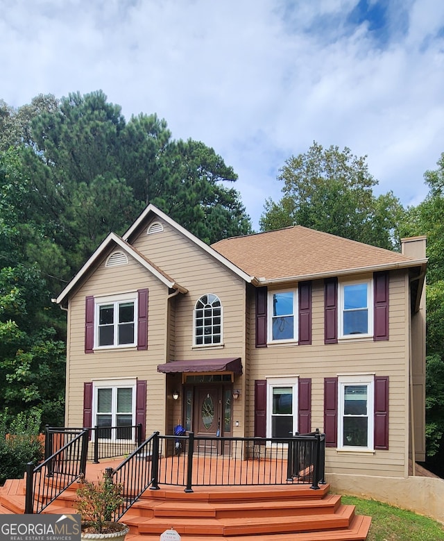 view of front of home