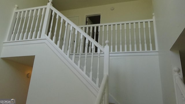 view of stairs