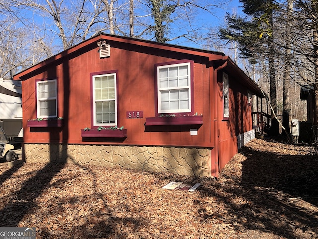 view of property exterior