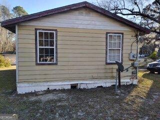 view of side of property