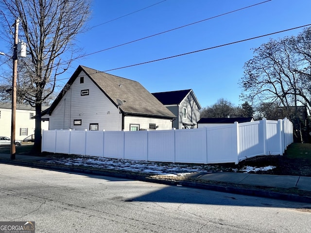 view of side of property