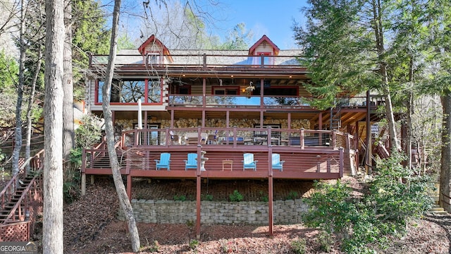 view of rear view of house