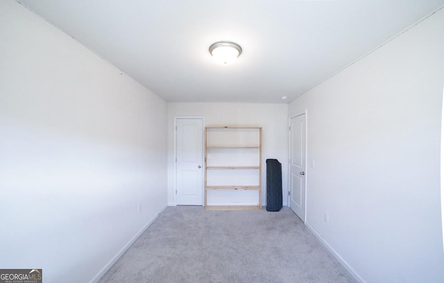 empty room with light carpet