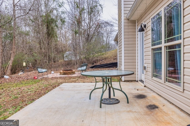 view of patio