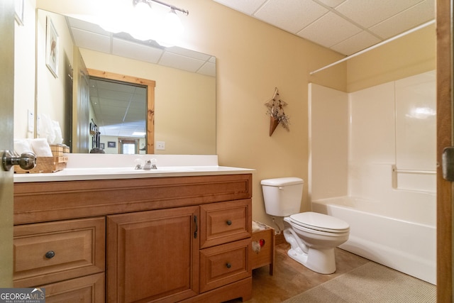 576 Stanley Nix Rd, Cleveland, GA 30528 - full bathroom featuring tub / shower combination, toilet, and vanity