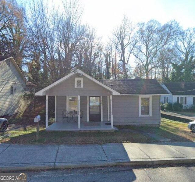 view of front of home