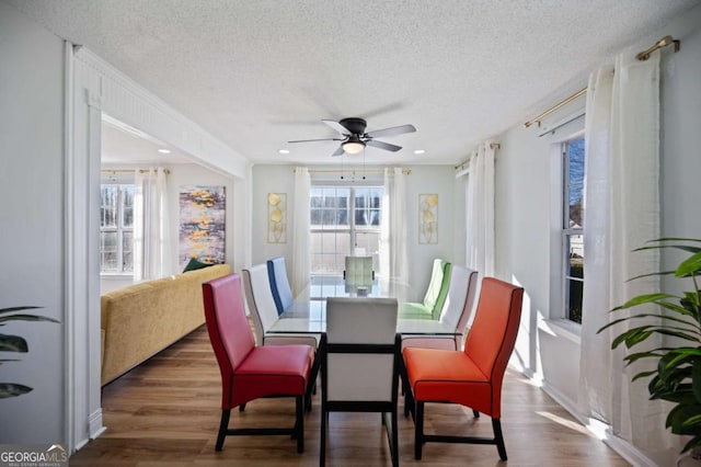 sunroom / solarium with ceiling fan