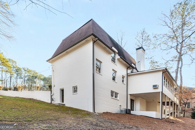 view of back of property