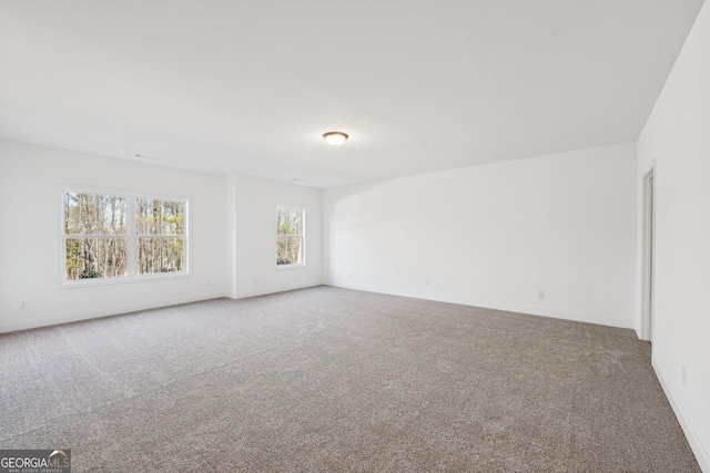 empty room with carpet floors