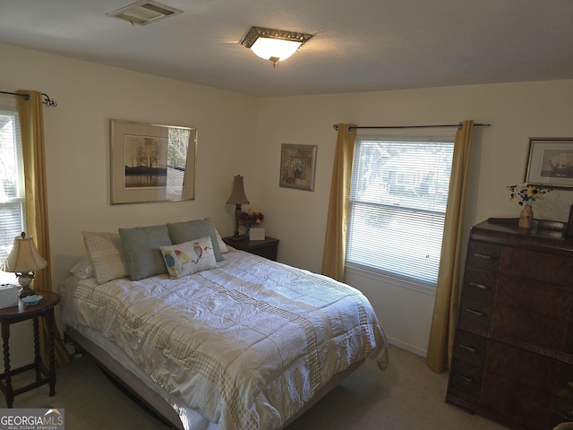 bedroom with carpet flooring