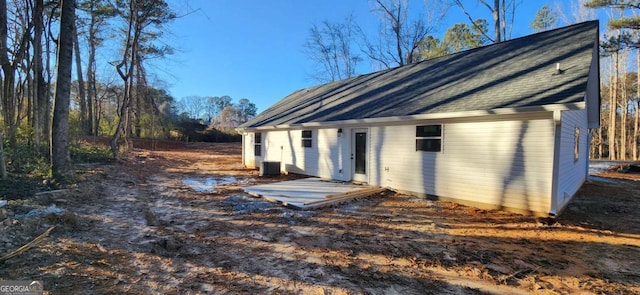 view of back of property