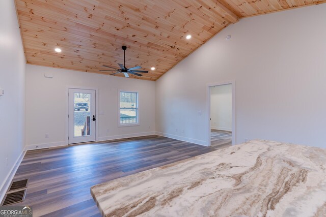 snow covered property featuring a wooden deck and central AC unit