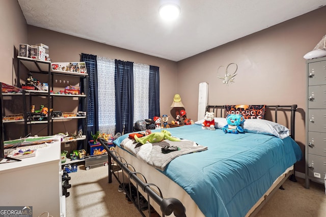 bedroom with carpet flooring