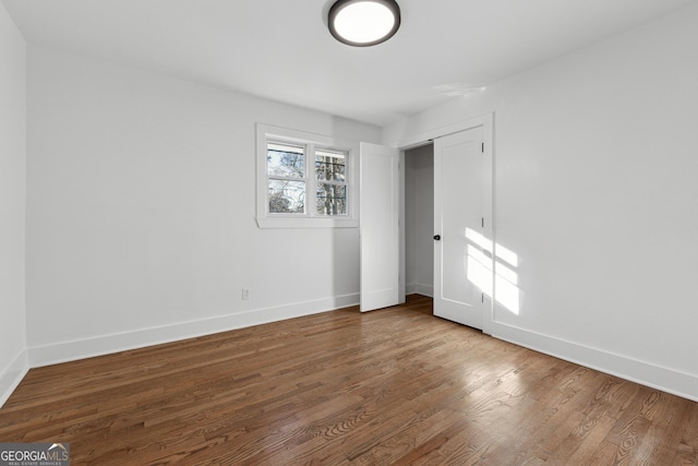 interior space with wood-type flooring