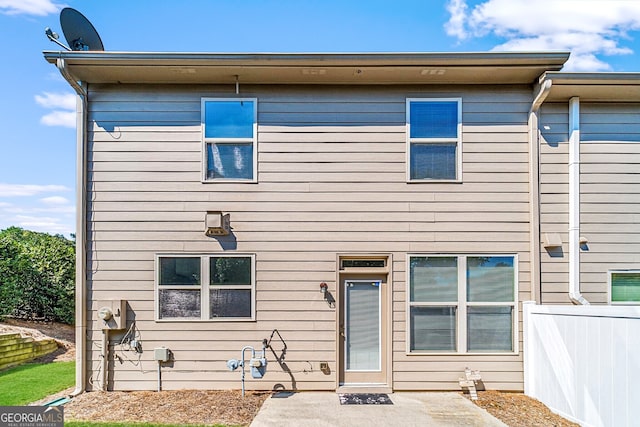 view of rear view of house