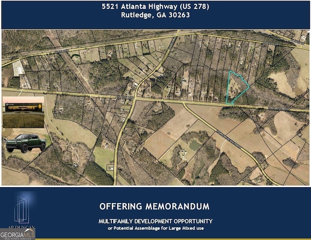 5521 Atlanta Hwy, Rutledge GA, 30663 land for sale