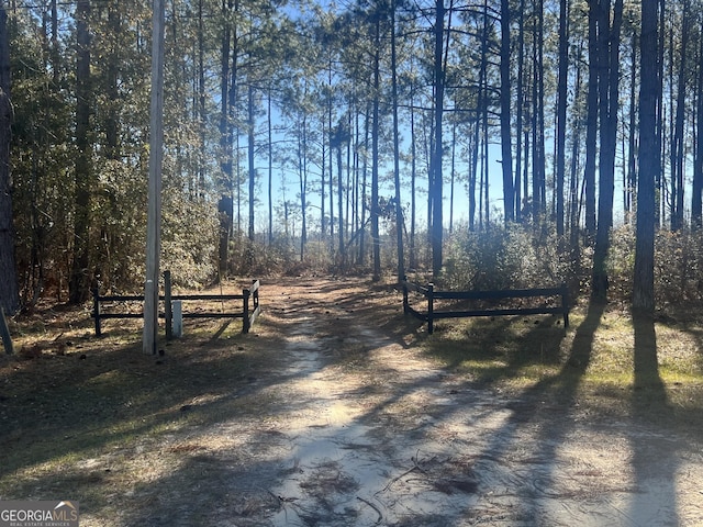 view of road