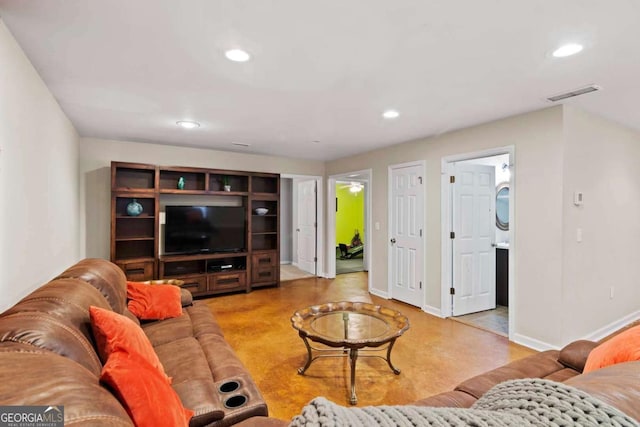 view of living room