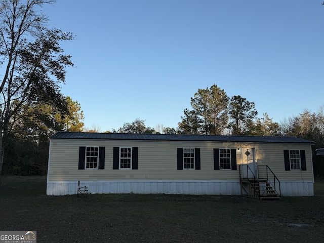 view of manufactured / mobile home