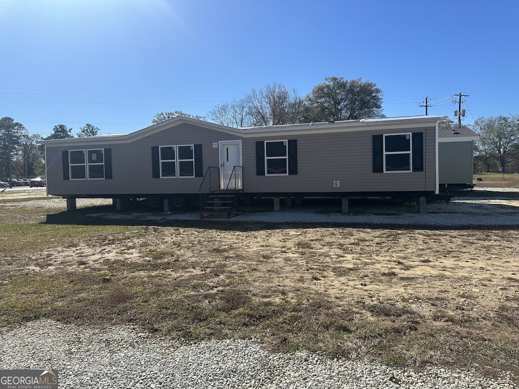 view of manufactured / mobile home