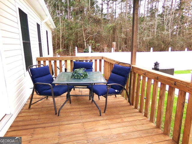 view of deck