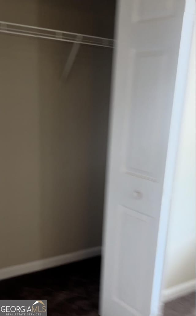 view of closet