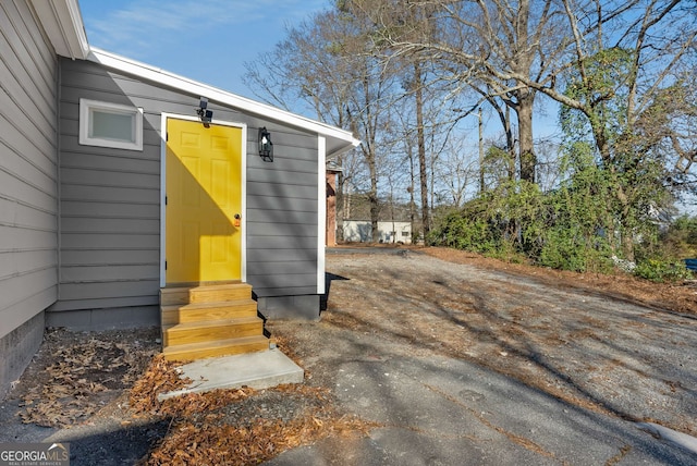 view of property entrance