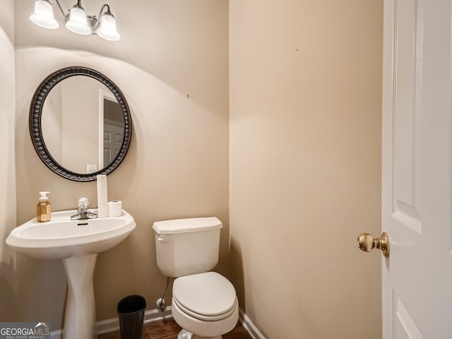 bathroom with toilet