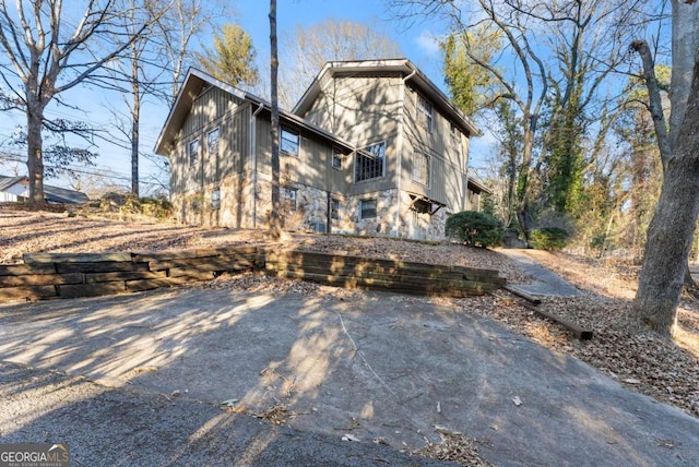 view of back of property