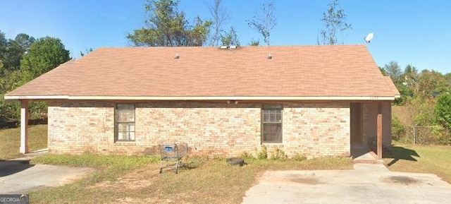 view of rear view of house