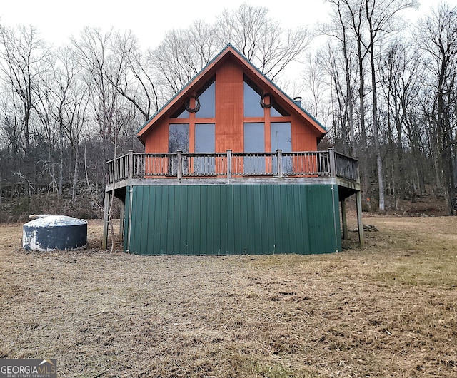 view of rear view of house