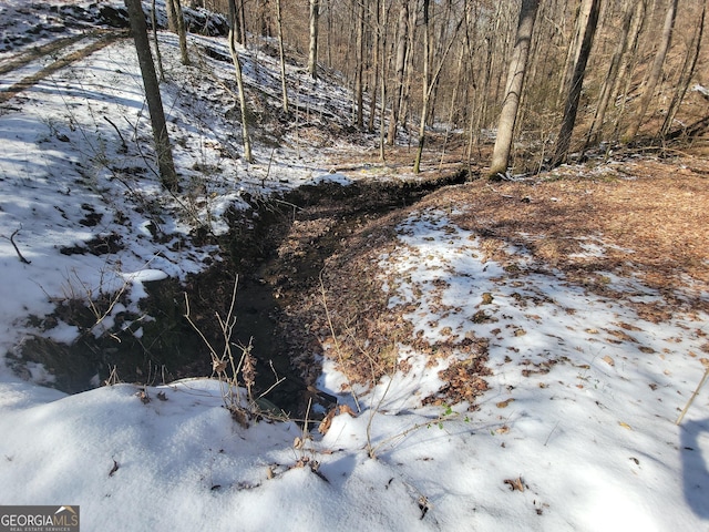 view of snowy landscape